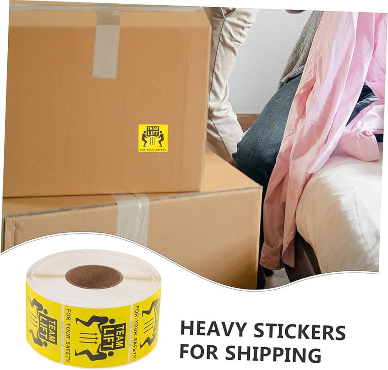 Heavy Duty Moving Box Warning Stickers Roll Strong Adhesive Caution Labels - Image 3